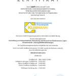 ISO 9001:2015 Gültig bis 01.08.2028